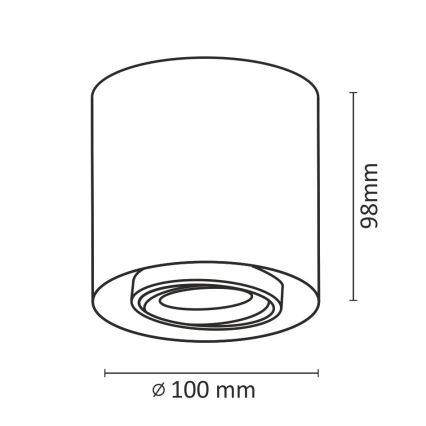 LED-kohdevalaisin XENO LED/15W/230V valkoinen 1200lm
