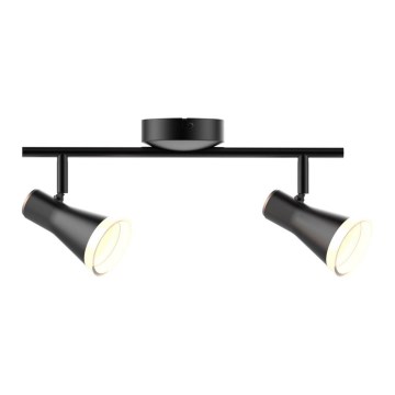 LED-kohdevalo BERG 2xLED/4,2W/230V musta