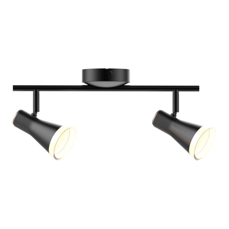 LED-kohdevalo BERG 2xLED/4,2W/230V musta