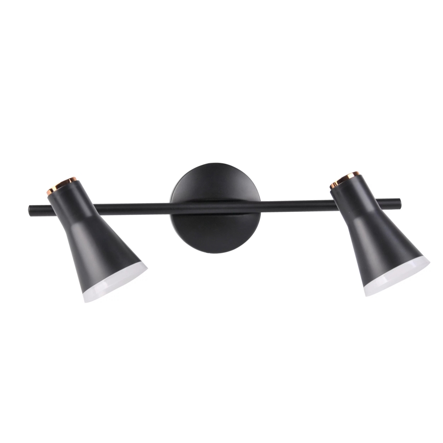 LED-kohdevalo BERG 2xLED/4,2W/230V musta