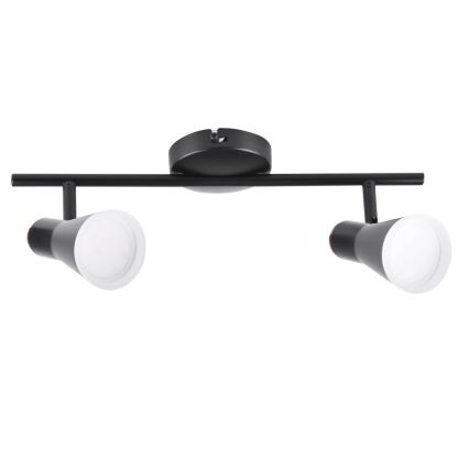 LED-kohdevalo BERG 2xLED/4,2W/230V musta