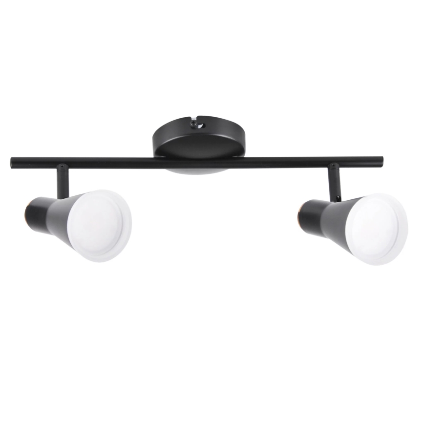 LED-kohdevalo BERG 2xLED/4,2W/230V musta