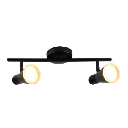 LED-kohdevalo BERG 2xLED/4,2W/230V musta