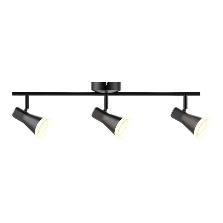 LED-kohdevalo BERG 3xLED/4,2W/230V musta