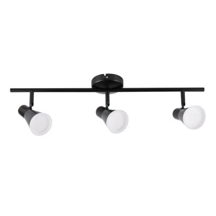 LED-kohdevalo BERG 3xLED/4,2W/230V musta