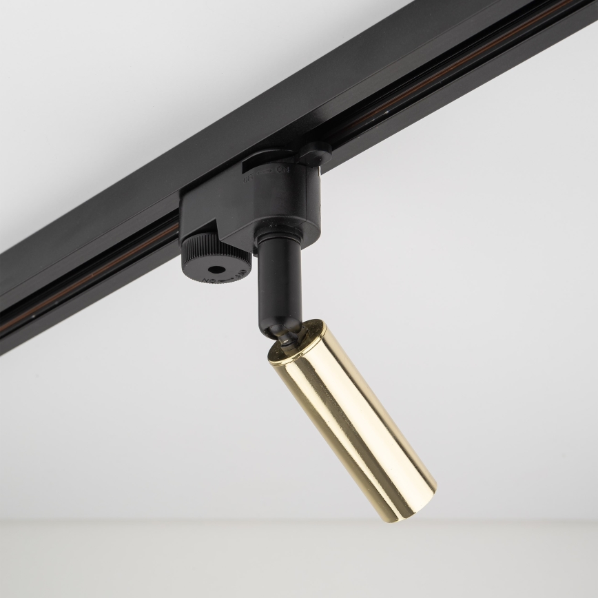 LED-kohdevalaisin 1-vaiheiselle kiskojärjestelmälle LAGOS 1xG9/3W/230V kulta/musta