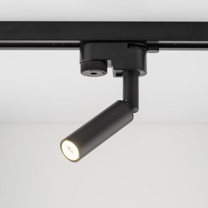 LED-kohdevalaisin 1-vaiheiselle kiskojärjestelmälle LAGOS 1xG9/3W/230V musta