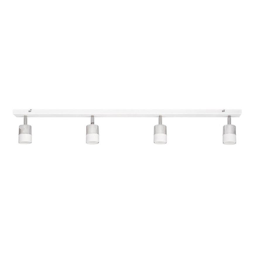 LED-kohdevalo TUBSSON 4xGU10/4,8W/230V valkoinen/kiiltävä kromi