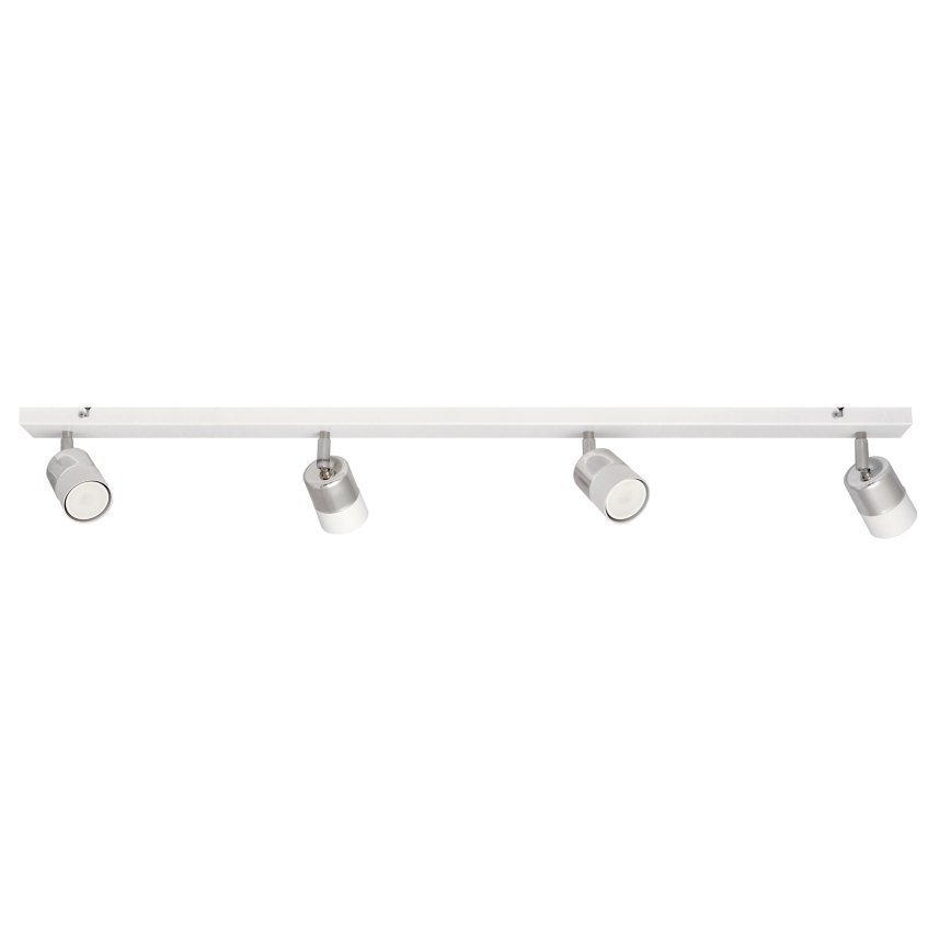 LED-kohdevalo TUBSSON 4xGU10/4,8W/230V valkoinen/kiiltävä kromi