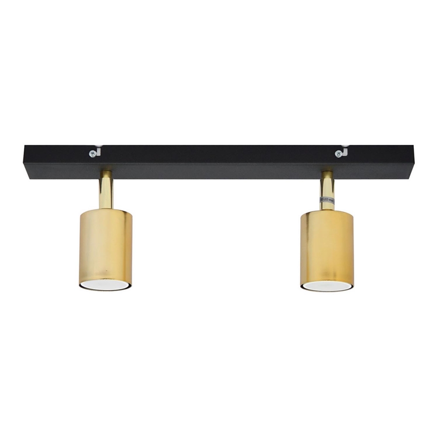 LED Kohdevalo TUNE 2xGU10/4,8W/230V kultainen/musta