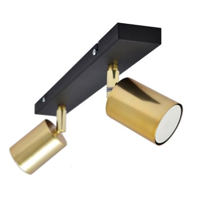 LED Kohdevalo TUNE 2xGU10/4,8W/230V kultainen/musta