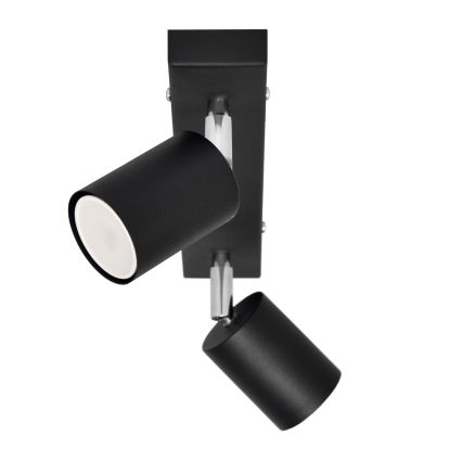 LED-kohdevalo TUNE 2xGU10/4,8W/230V musta