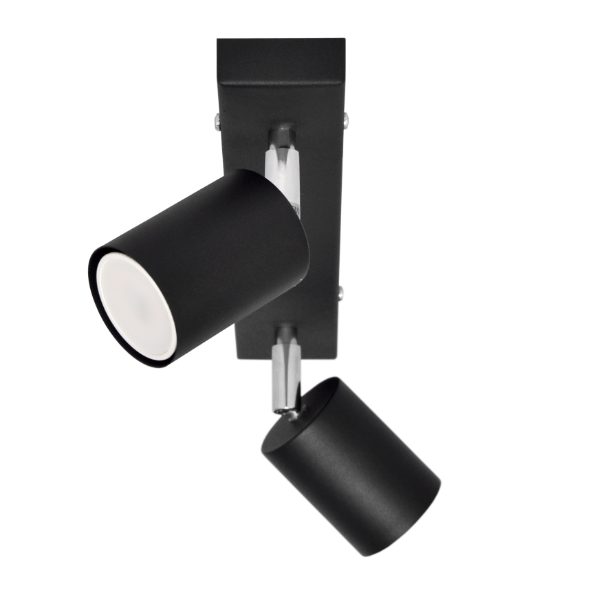 LED-kohdevalo TUNE 2xGU10/4,8W/230V musta