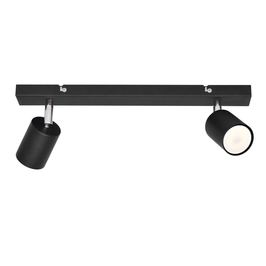 LED-kohdevalo TUNE 2xGU10/4,8W/230V musta