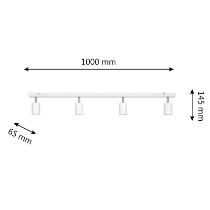 LED-kohdevalo TUNE 4xGU10/4,8W/230V valkoinen