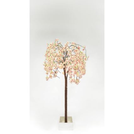 LED Koristeellinen keinotekoinen joulupuu CHERRY TREE 84xLED/230V 1,7 m kirsikka
