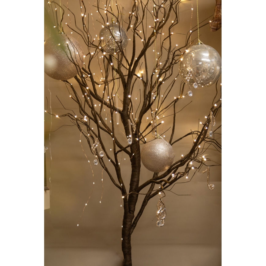 LED Koristeellinen keinotekoinen joulupuu TREE 176xLED/230V 2,5 m
