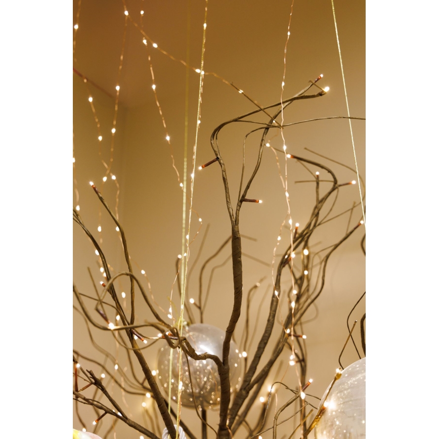 LED Koristeellinen keinotekoinen joulupuu TREE 176xLED/230V 2,5 m