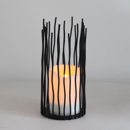 LED Koristeellinen ulkovalaisin NYBORG LED/2xAA 22 cm IP44 lämpimänvalkoinen