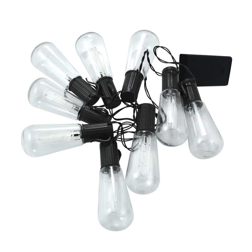 LED-koristeketju EDISON 2,65 m 10xLED/2xAA