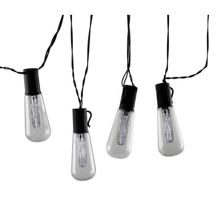 LED-koristeketju EDISON 2,65 m 10xLED/2xAA