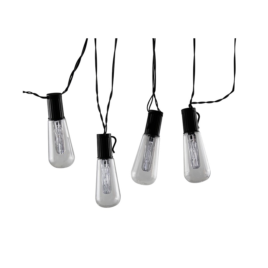 LED-koristeketju EDISON 2,65 m 10xLED/2xAA