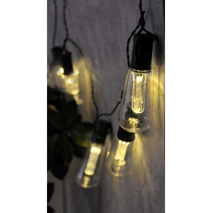 LED-koristeketju EDISON 2,65 m 10xLED/2xAA