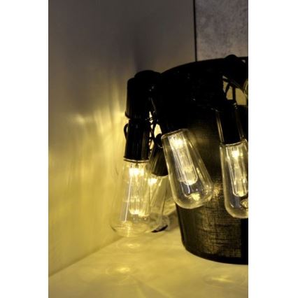 LED-koristeketju EDISON 2,65 m 10xLED/2xAA