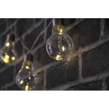 LED-koristeketju SMOLDER 2,1 m 10xLED/2xAA