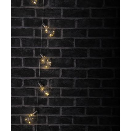 LED-koristeketju SMOLDER 2,1 m 10xLED/2xAA