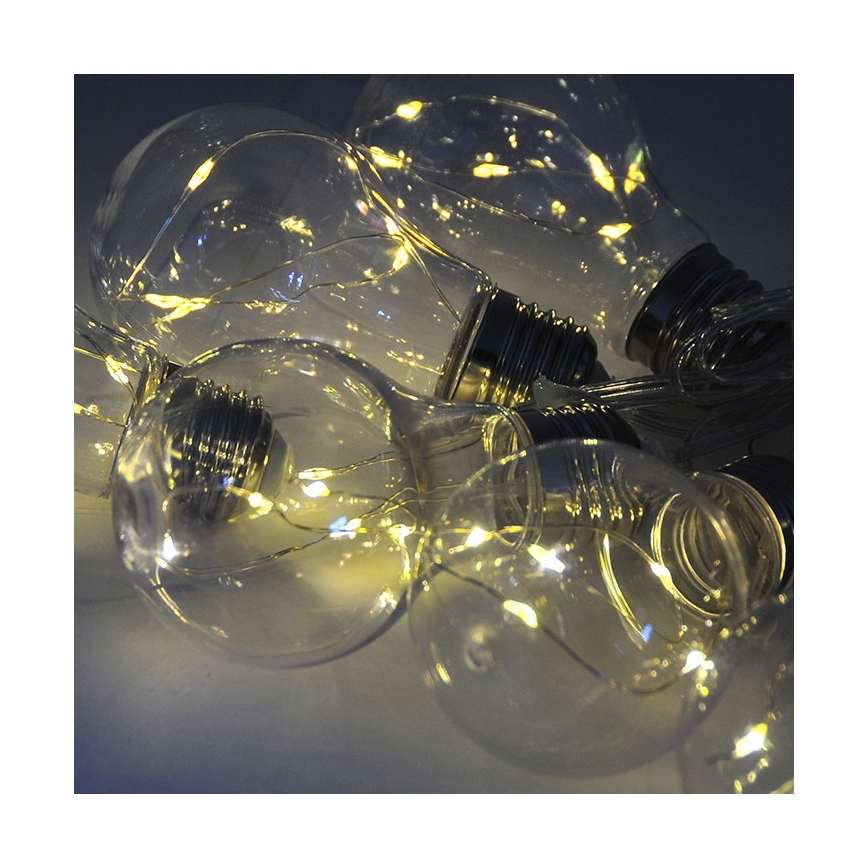 LED-koristeketju SMOLDER 2,1 m 10xLED/2xAA