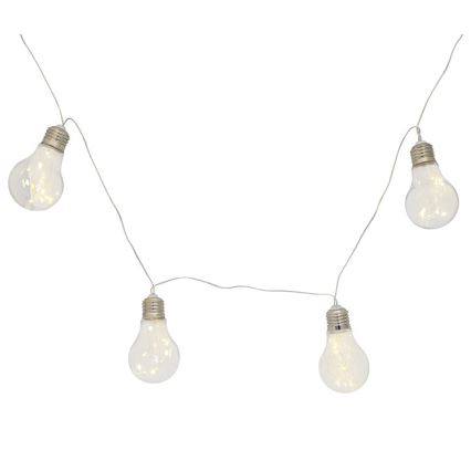 LED-koristeketju SMOLDER 2,1 m 10xLED/2xAA