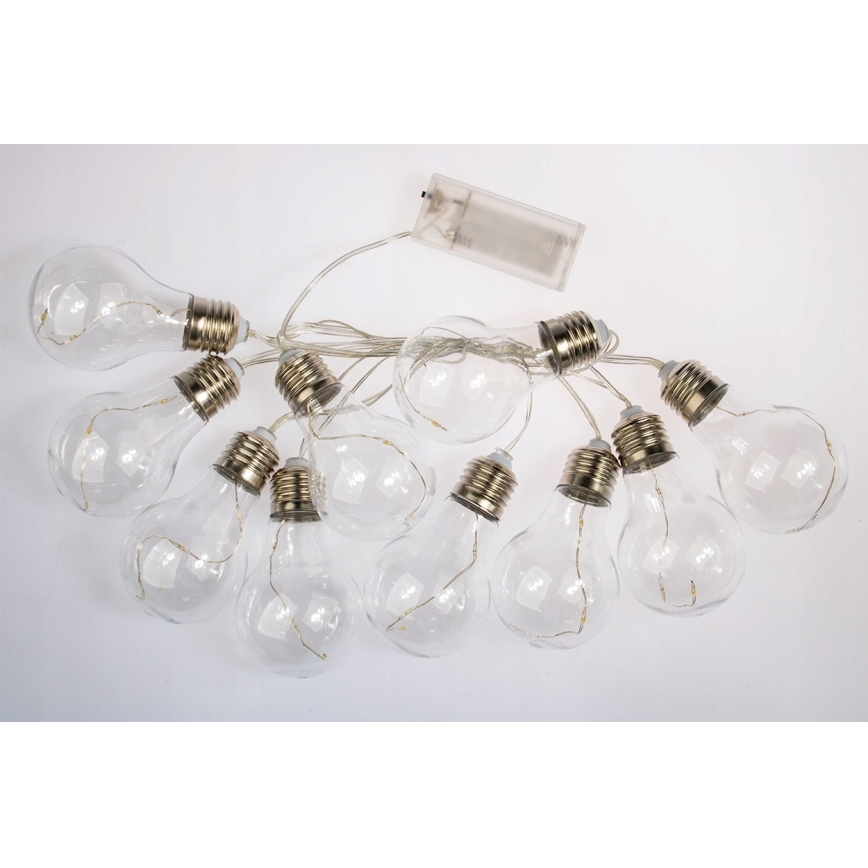 LED-koristeketju SMOLDER 2,1 m 10xLED/2xAA
