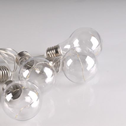 LED-koristeketju SMOLDER 2,1 m 10xLED/2xAA