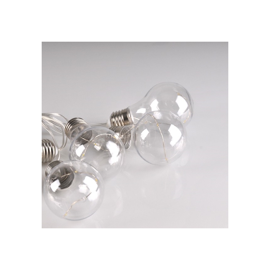 LED-koristeketju SMOLDER 2,1 m 10xLED/2xAA
