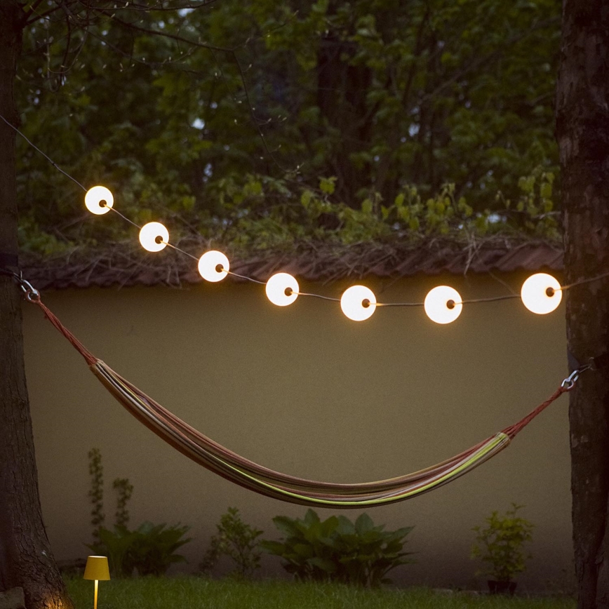 LED koristeketju ulkokäyttöön SEPPELE STONO 10xLED/10W/230V 6m IP67