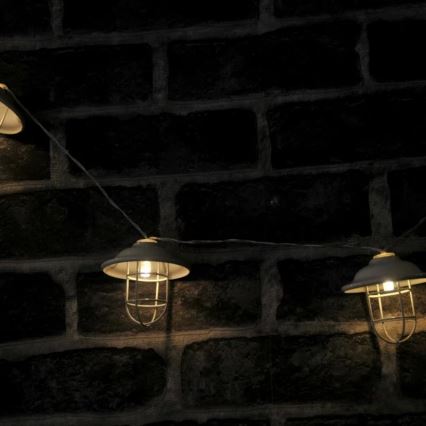 LED-koristevalot ulkokäyttöön LOFT 10xLED / 2xAA