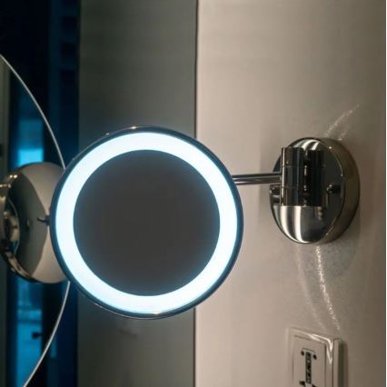 LED-kosmetiikkapeili seinälle LED/3W/6V IP44