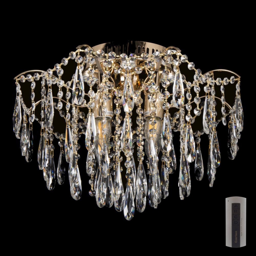 LED-kristallikattovalaisin 4xE27/60W/230V + 4xLED/3W