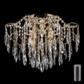 LED Kristallikattovalaisin 4xE27/60W/230V + 4xLED/3W + kaukosäädin