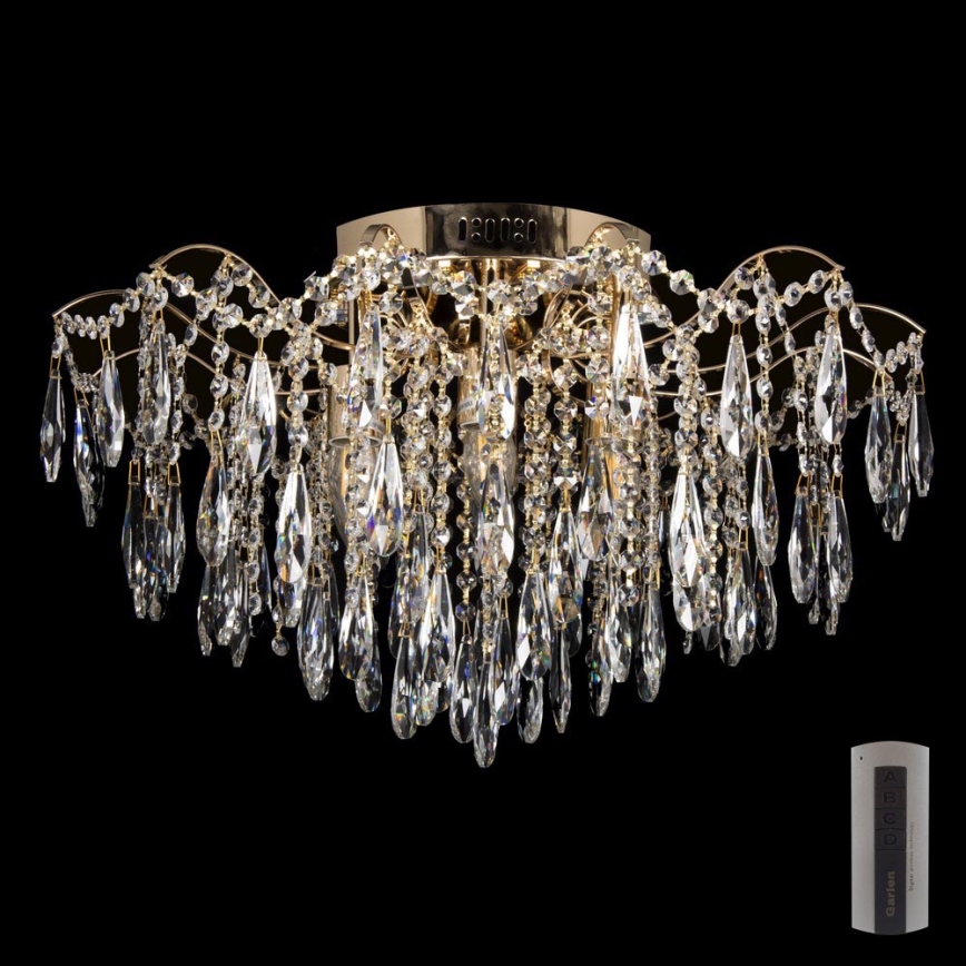 LED-kristallikattovalaisin 6xE27/60W/230V + 6xLED/3W