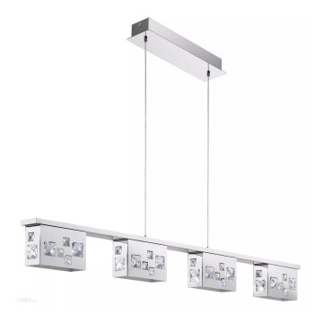 LED-kristallikruunu narulla TRESANA 4xLED/5,8W/230V