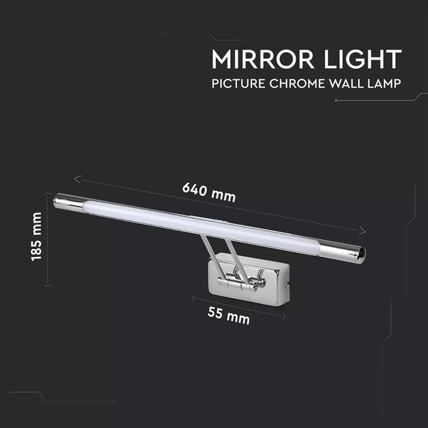 LED-kuvavalo 1xLED/12W/230V 3000K