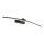 LED-kuvavalo LED/10W/230V 4000Κ 50 cm musta