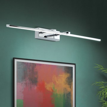 LED-kuvavalo PUBLIO LED/15W/230V 75 cm kiiltävä kromi
