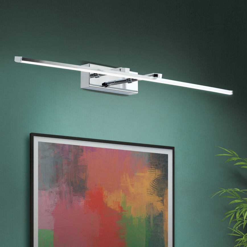 LED-kuvavalo PUBLIO LED/15W/230V 75 cm kiiltävä kromi