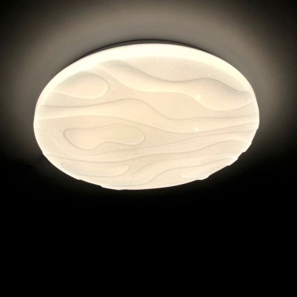 LED Kylpyhuoneen kattovalaisin CLOUD LED/18W/230V d. 33 cm IP44