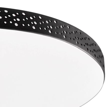 LED Kylpyhuoneen kattovalaisin MOON LED/18W/230V musta IP44