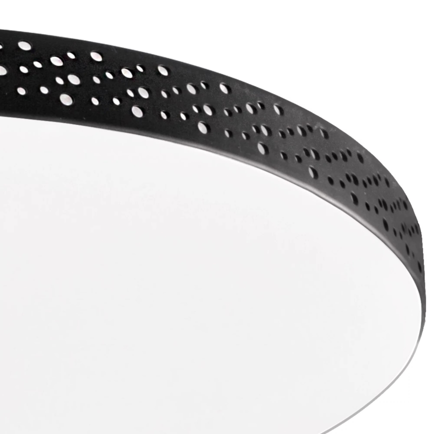 LED Kylpyhuoneen kattovalaisin MOON LED/18W/230V musta IP44