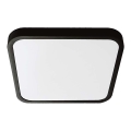LED Kylpyhuoneen kattovalaisin SAMSUNG CHIP LED/18W/230V IP44 4000K 25x25 cm musta